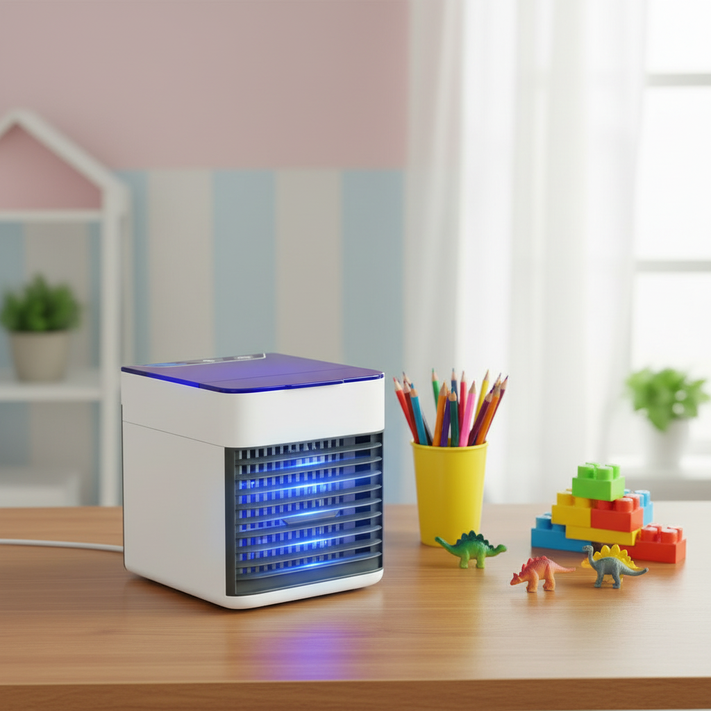 Mini climatizador portátil