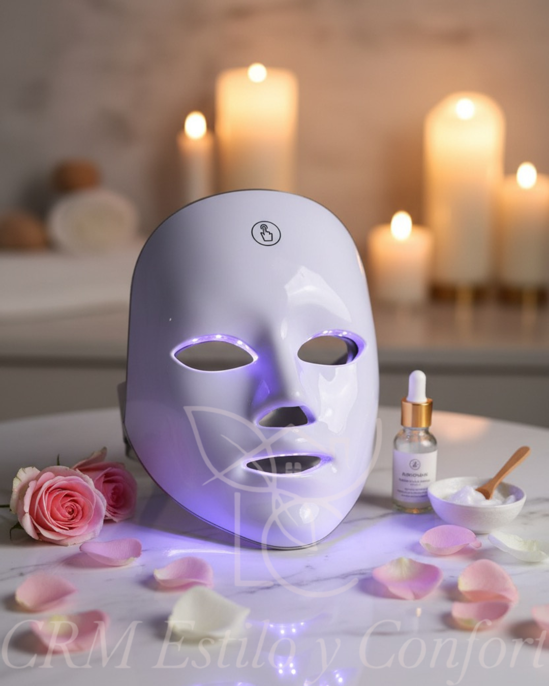 Máscara facial LED