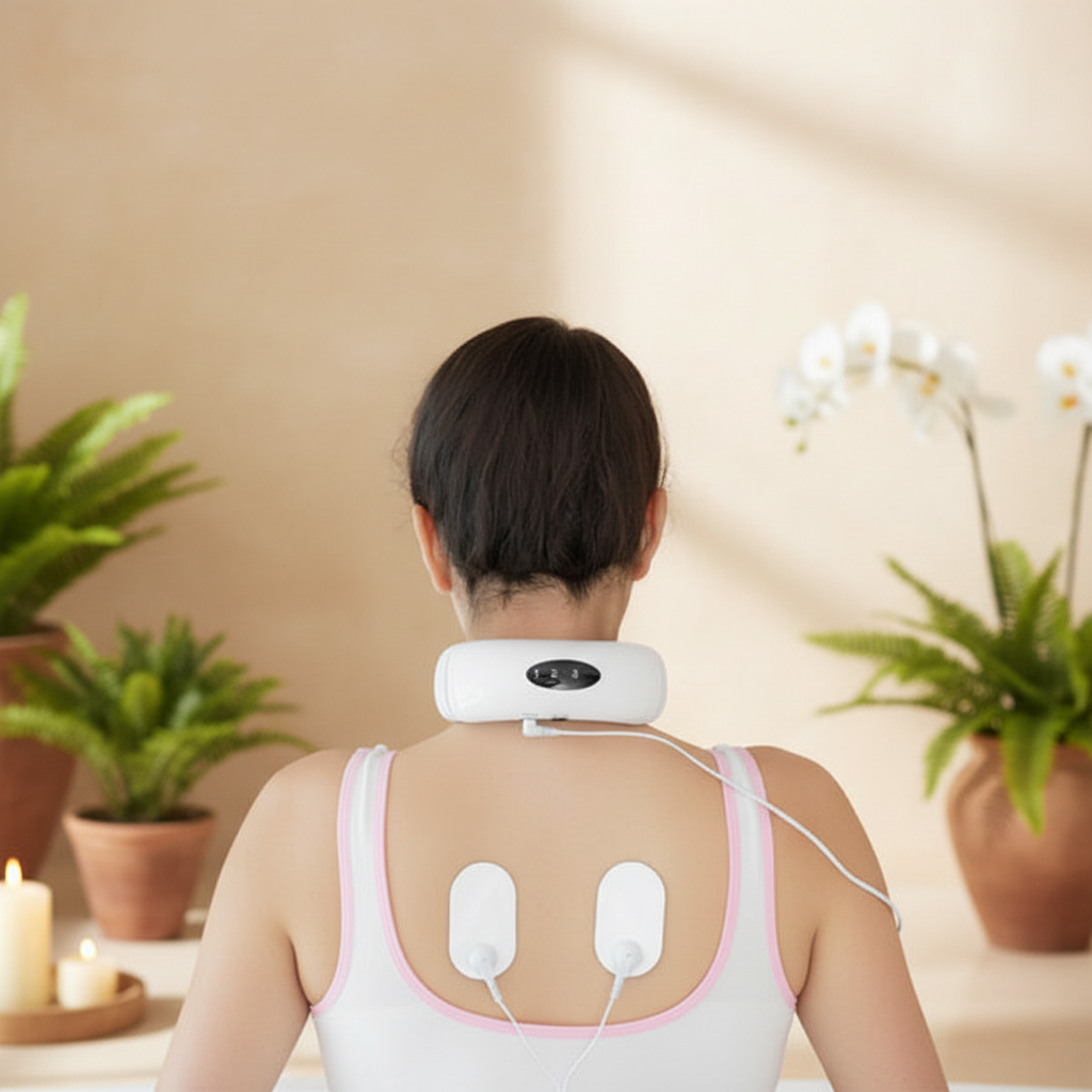 Masajeador de cuello y espalda electromagnético