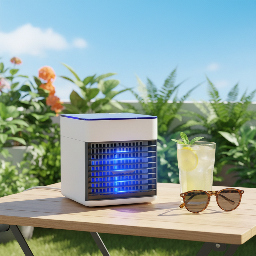 Mini climatizador portátil