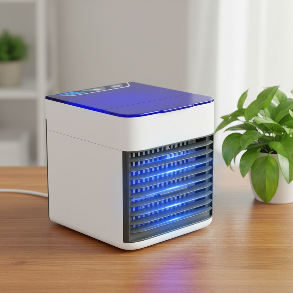 Mini climatizador portátil